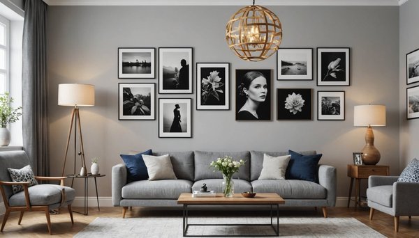 Transform your living room with trendy wall decor inspirations